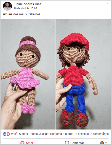 Amigurumi menino ou menina